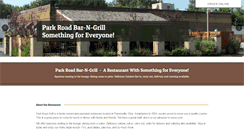 Desktop Screenshot of parkroadbarandgrill.com