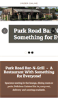 Mobile Screenshot of parkroadbarandgrill.com
