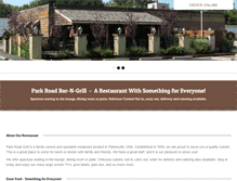 Tablet Screenshot of parkroadbarandgrill.com